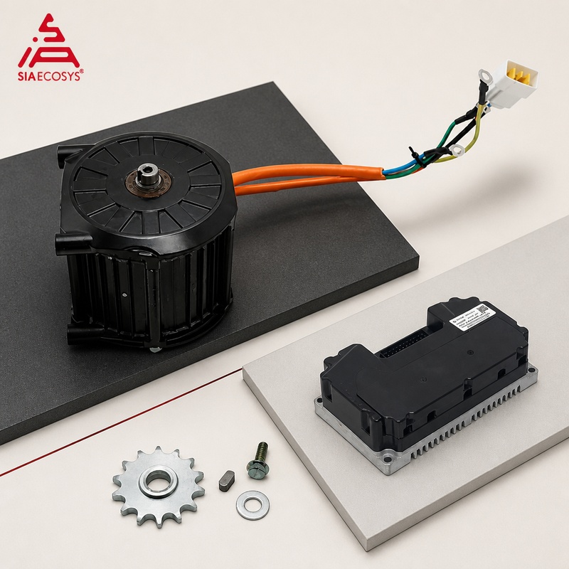 QSMOTOR D120C-45 1500W 72V Enk - Electric Motorcycle Conversion Kit 72V incelemesi ve fiyatı
