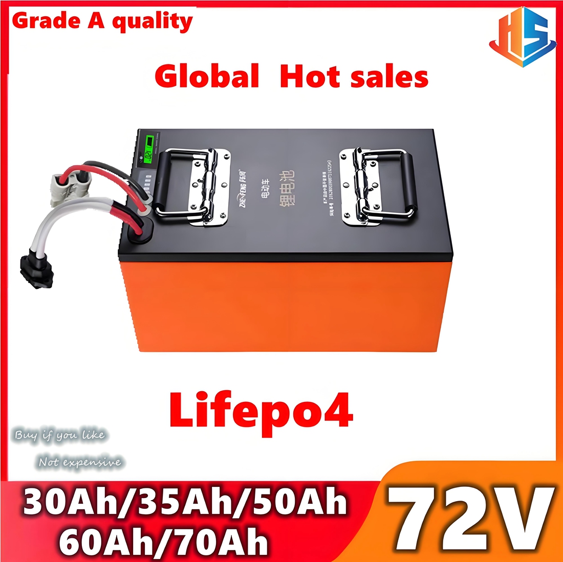 Scooter EV 72V 50Ah 60AH 35AH  - 72V 60Ah Lifepo4 Battery Pack incelemesi ve fiyatı