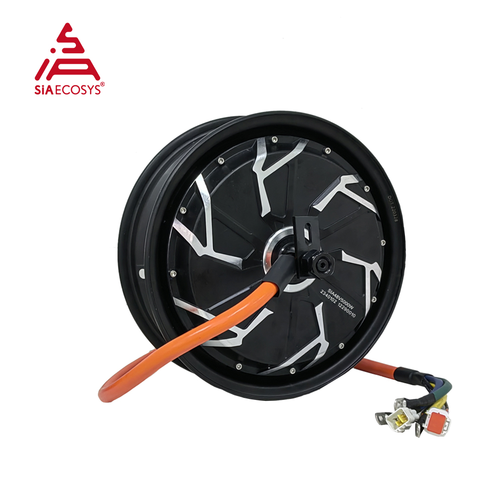 QS Motor 12*3.5 inç 5000W V4 7 - Electric Motorcycle Conversion Kit 72V incelemesi ve fiyatı